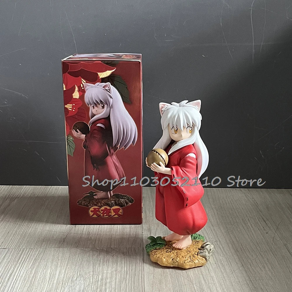 Anime InuYasha Sesshoumaru Figure Childhood Sesshoumaru Standing Pose Model Doll Christmas Helloween Gifts