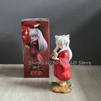 Anime InuYasha Sesshoumaru Figure Childhood Sesshoumaru Standing Pose Model Doll Christmas Helloween Gifts