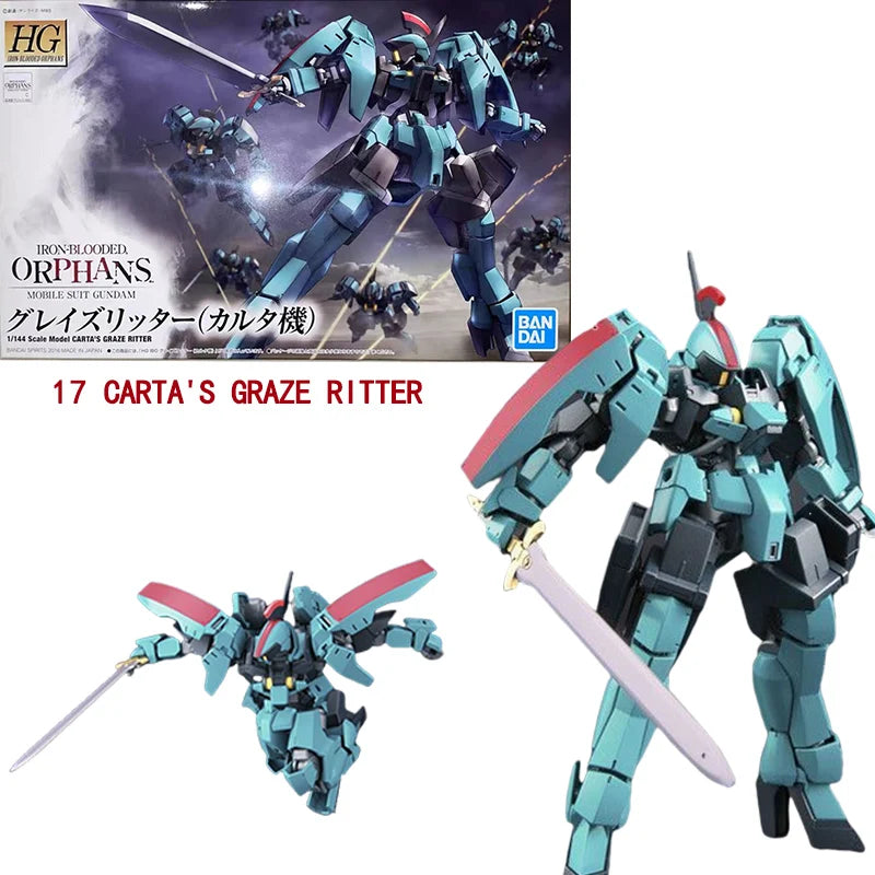 Bandai Genuine HG IBO 1/144 GUNDAM Barbatos Gusion Hajiroboshi Astaroth Anime Action Figure Collectible Assembly Model Toys Gift