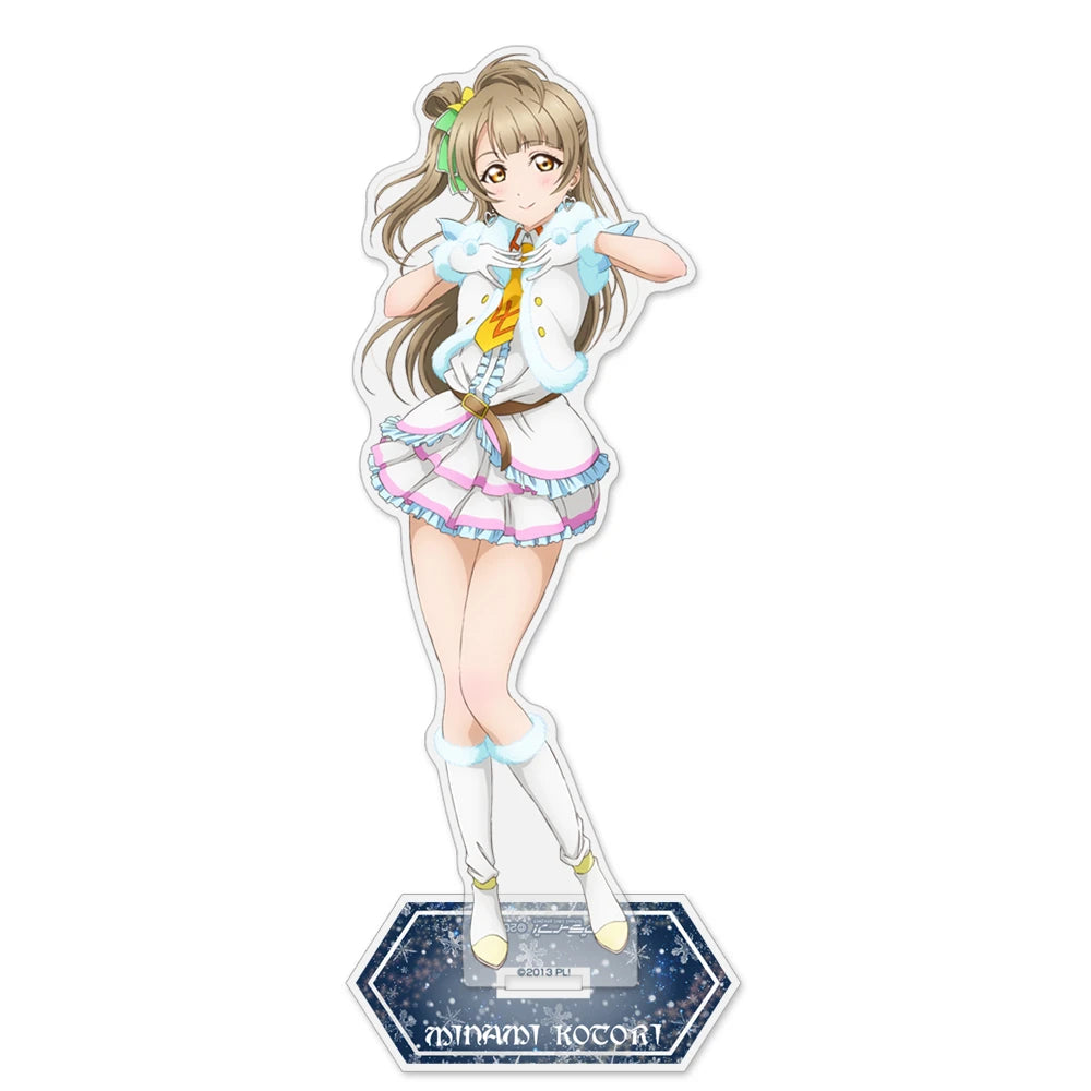 Romantic anime Love Live! Snow halation Version Acrylic standing sign Desktop ornament Friends fans Festival gifts 15cm