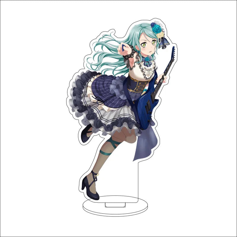 Anime BanG Dream! Acrylic Stand Ornaments Kasumi Toyama Ran Mitake Aya Maruyama Yukina Minato Figure Stand Halloween Gifts