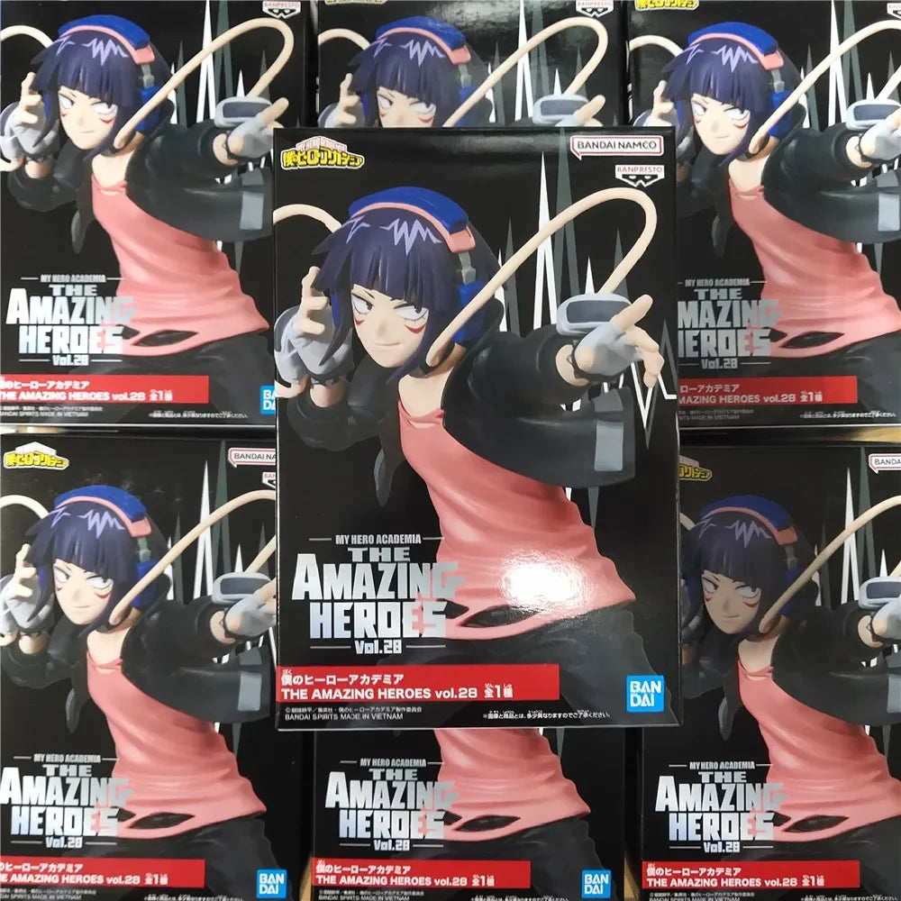 Anime Original Bandai My Hero Academia Jiro Kyoka PVC Action Figures Collect Decorative Model Figurine Toys Birthday Gift 12cm