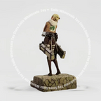 New 28cm Attack on Titan Anime Figures Annie Leonhart Figures PVC Statue Collection Model Room Decoration Birthday Gift Toys