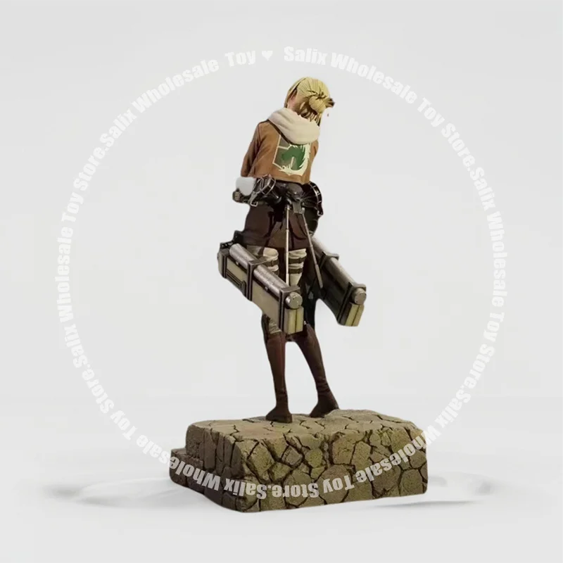 New 28cm Attack on Titan Anime Figures Annie Leonhart Figures PVC Statue Collection Model Room Decoration Birthday Gift Toys
