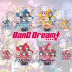 Original! BanG Dream! Mini Series Acrylic Stand & Keychain Collection – Chibi Band Figures Desk Decor & Backpack Charms