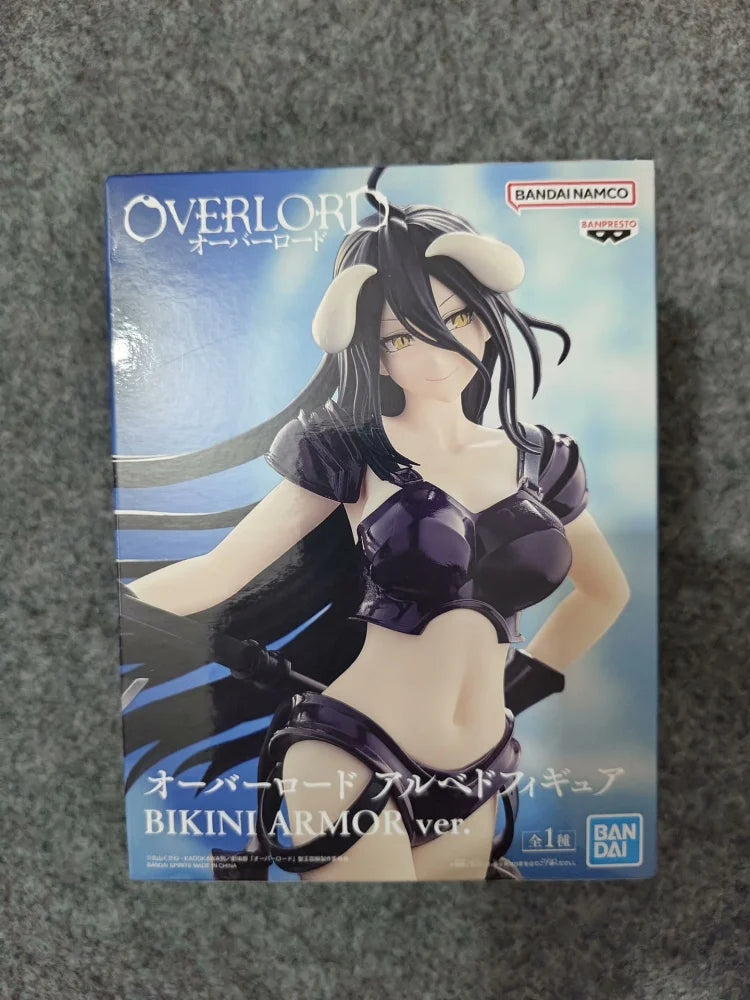 About 20Cm Genuine New Unopened Bandai Namco Banpresto Overlord Albedo Relax Time Roll Bandage Ver. Collector Figurine Toys Gift