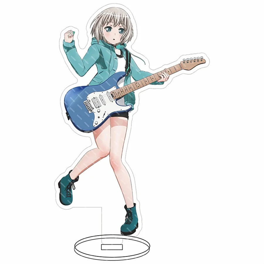 Anime Figure BanG Dream Maruyama Aya Sayo Hikawa Cosplay Acrylic Stand Model Plate Desk Decor Standing Sign Keychain Gifts
