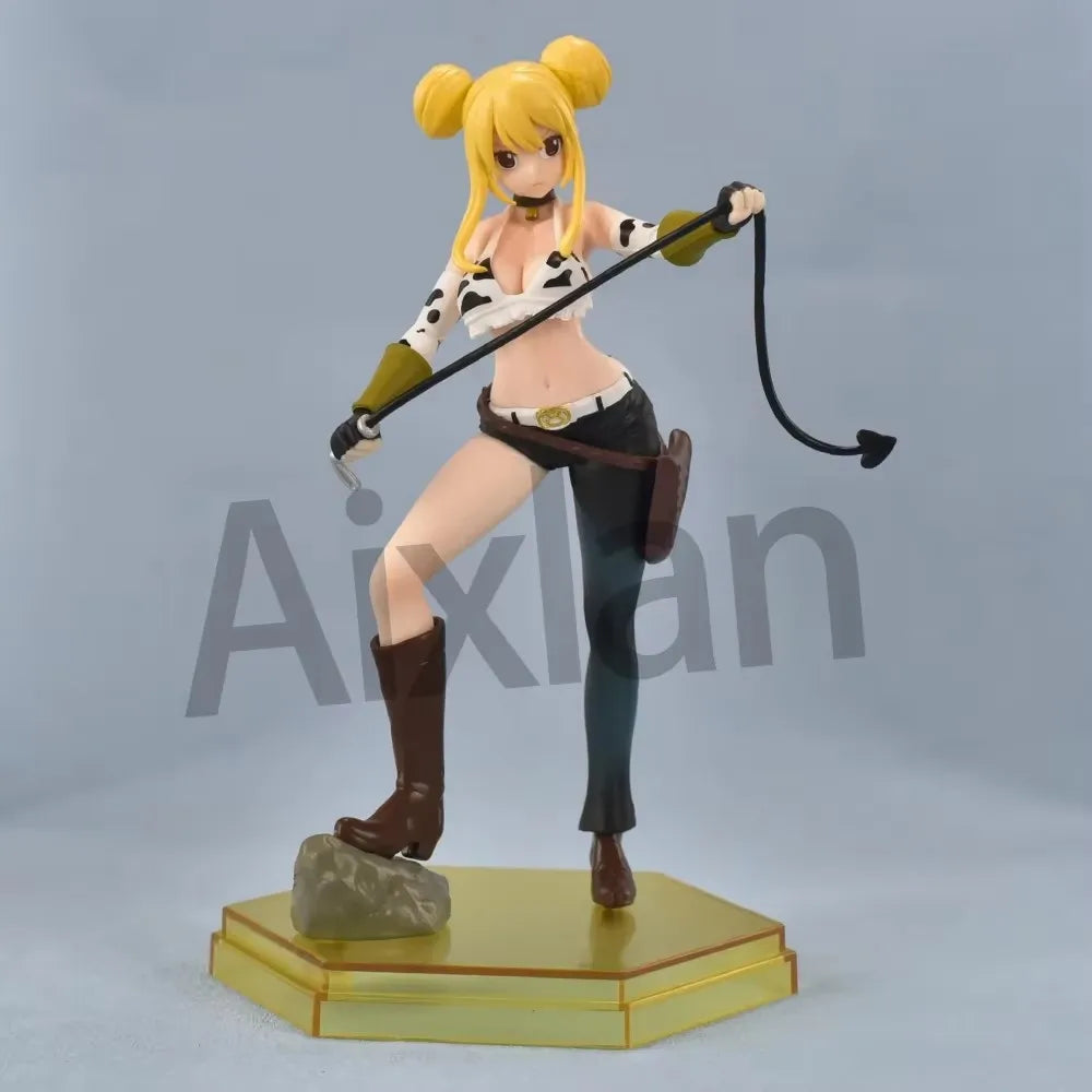 Aixlan Erza Scarlet Figure 19cm Demon Blade Red Sakura Non PVC Action Figure Amine Birthday Gift Collectible Figurine