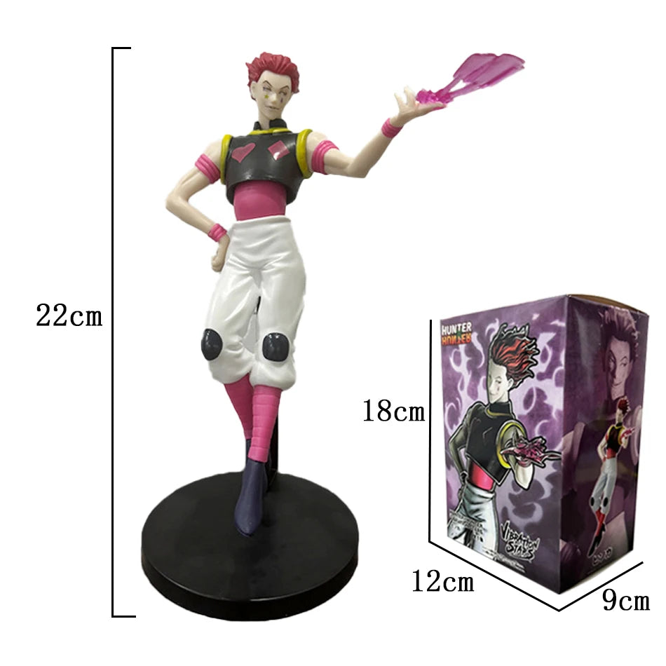 Hunter x Hunter Anime Figure Gon Freecss  Alluka Zoldyck Action Figure Chrollo Lucilfer/Kurapika PVC Collect Model Figure Displa