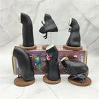 6PCS Spirited Away Anime Figure Q Version Kawaii No Face Man Action Figure Room Decorations PVC Adult Collection Model Doll Toys