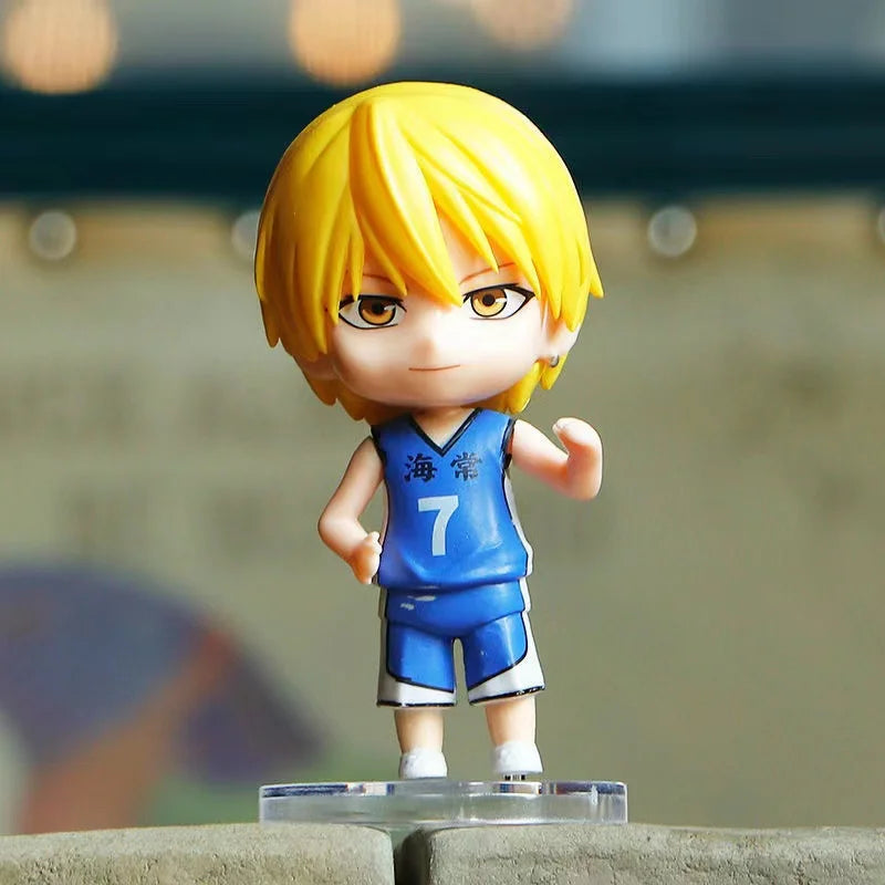 1 Buah Anime Kuroko's Basketball Action Figures Kuroko Tetsuya Kagami Taiga Statue PVC Model Basketball Team Collection Kid Toy