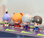 Original EVA Neon Genesis Evangelion Cute Mini Sit New Century Evangelion Anime Figure  Model Ornament Desk Decor Toys Gifts