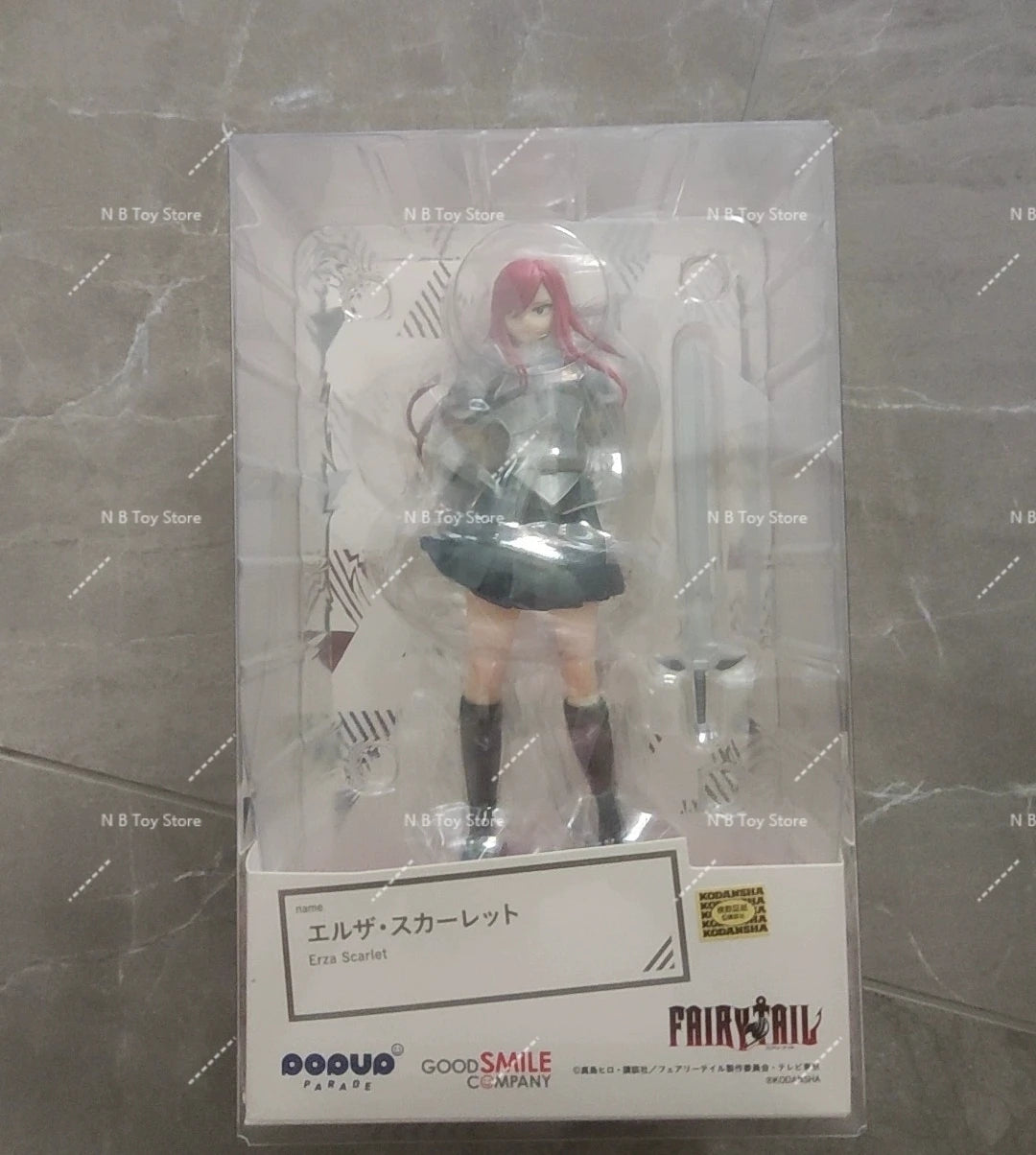 In Stock Original Genuino Gsc Pop Up Parade Erza Scarlet Xl Pvc Action Anime Toy Miniature Figures Toy Collection Gifts