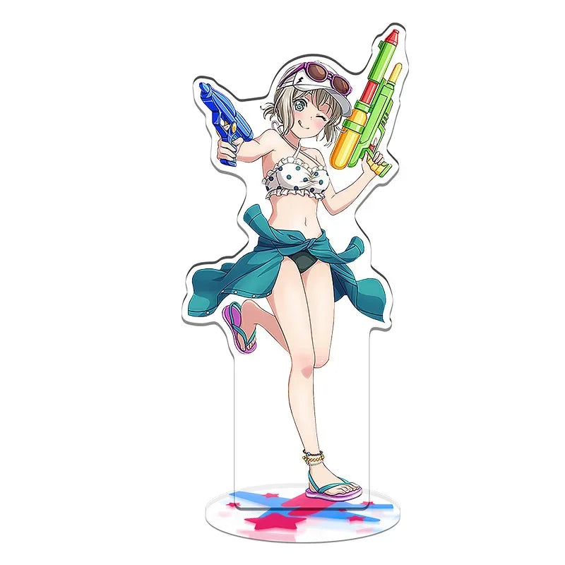 BanG Dream! Acrylic Standing  Anime Fans Game Stand Poppin'Party Hanazono Tae Kokoro Tsurumaki Yukina Minato Roselia Hazawa Gitf