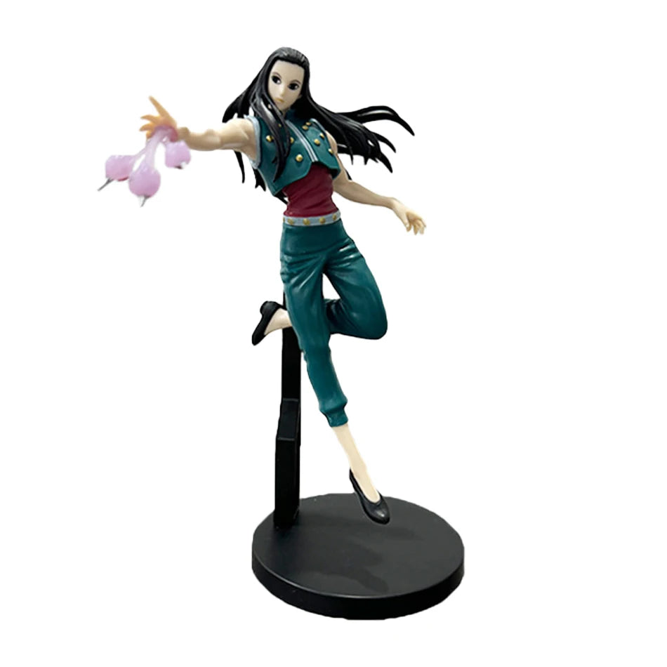 Hunter x Hunter Anime Figure Gon Freecss  Alluka Zoldyck Action Figure Chrollo Lucilfer/Kurapika PVC Collect Model Figure Displa