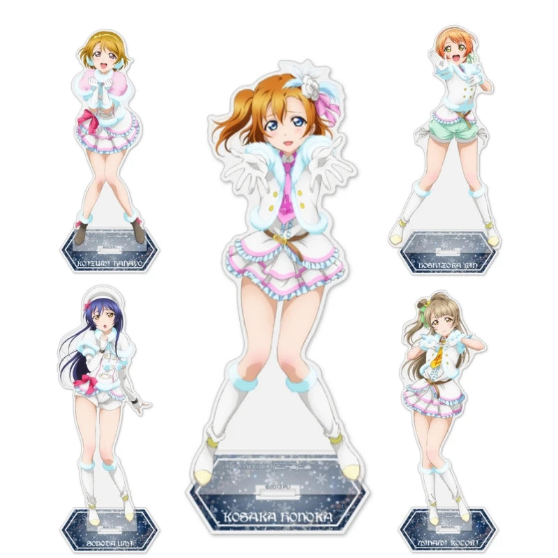 Romantic anime Love Live! Snow halation Version Acrylic standing sign Desktop ornament Friends fans Festival gifts 15cm