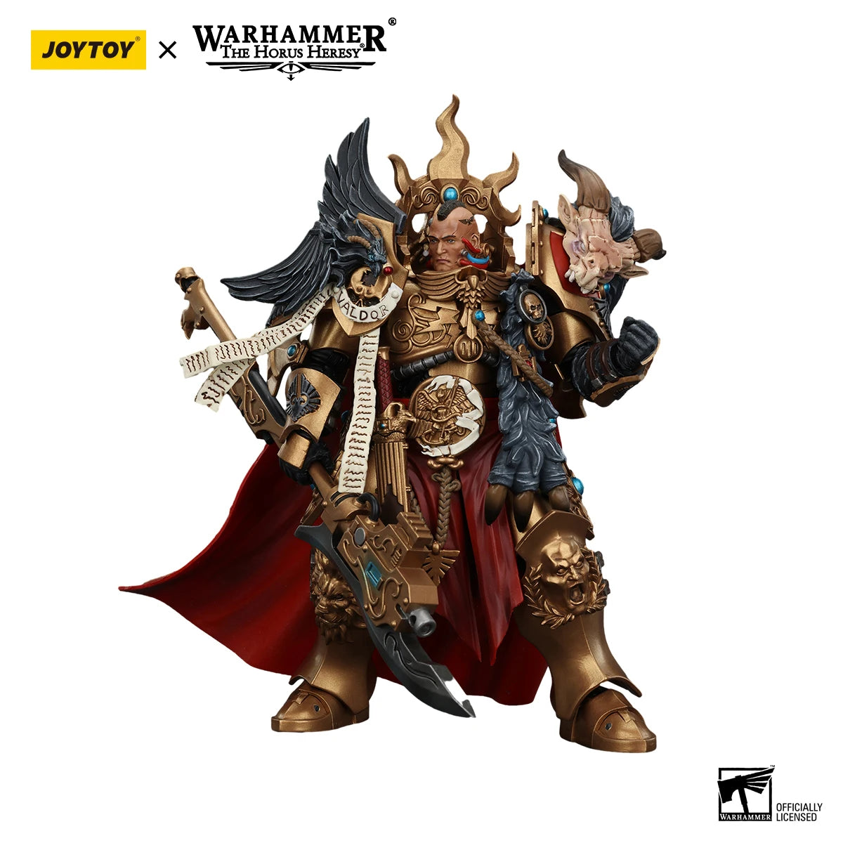 JOYTOY Warhammer 40k 1/18 Action Figures Legio Custodes Constantin Valdor, Captain-General of the Legio Custodes