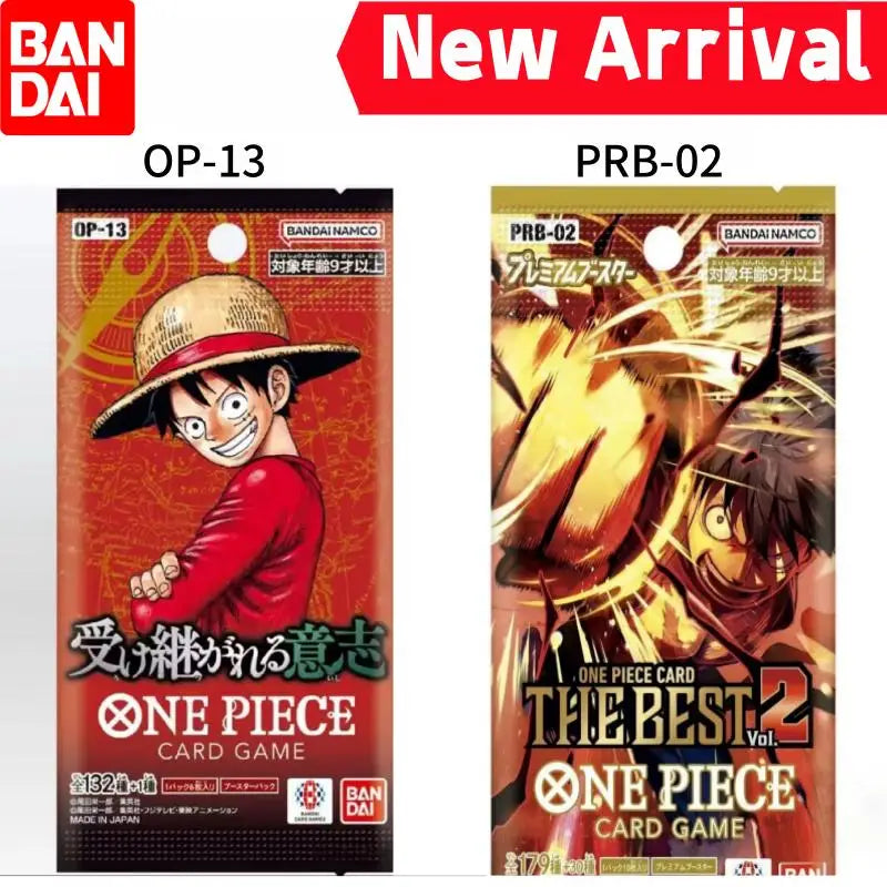 Bandai One Piece Anime TCG Collection Card Booster Box - the Will to Inherit Op13 Prb02 - Anime Themed Toy Gift for Birthday