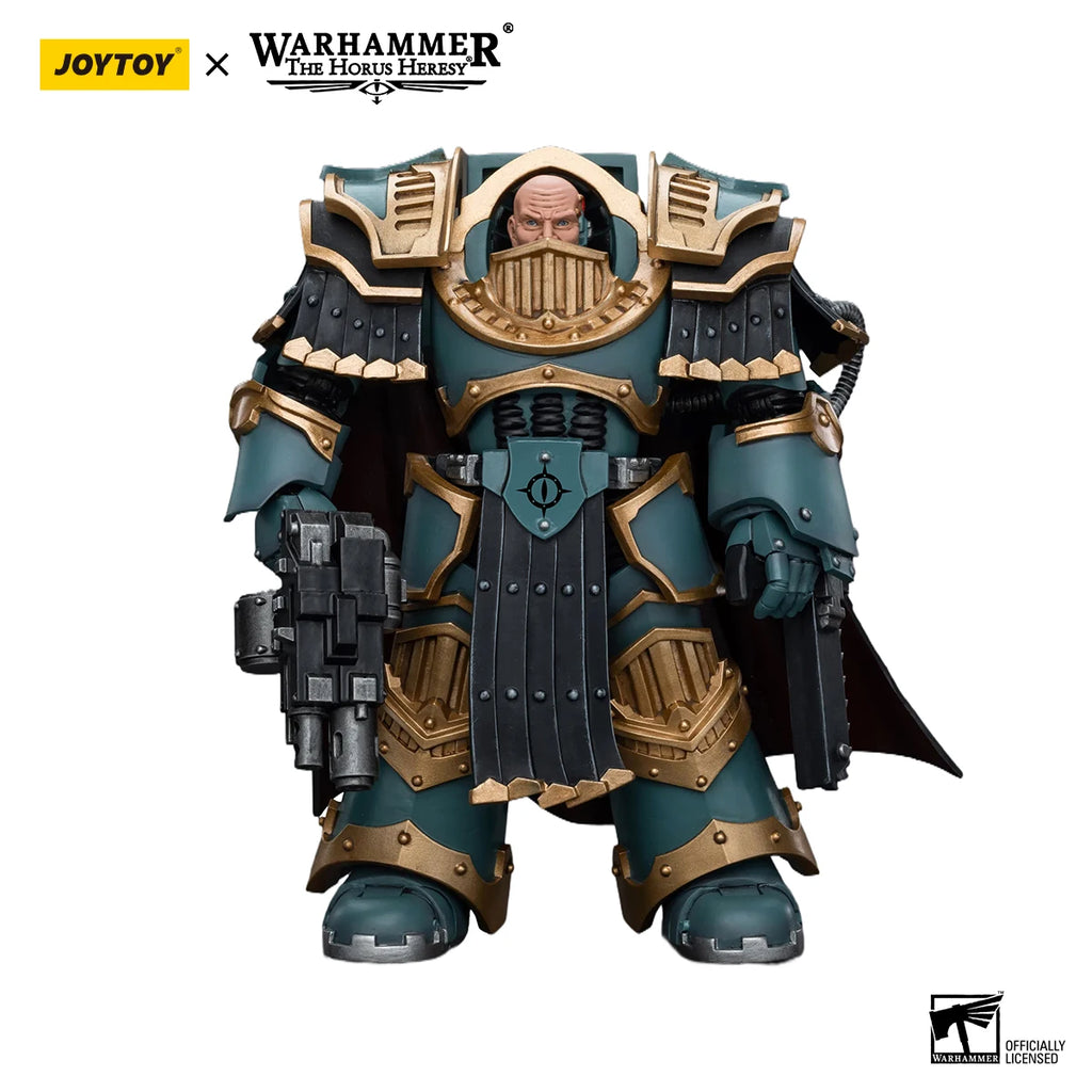 JOYTOY Warhammer 40k 1/18 Action Figures  Sons of Horus Legion Praetor in Cataphractii Terminator Armour