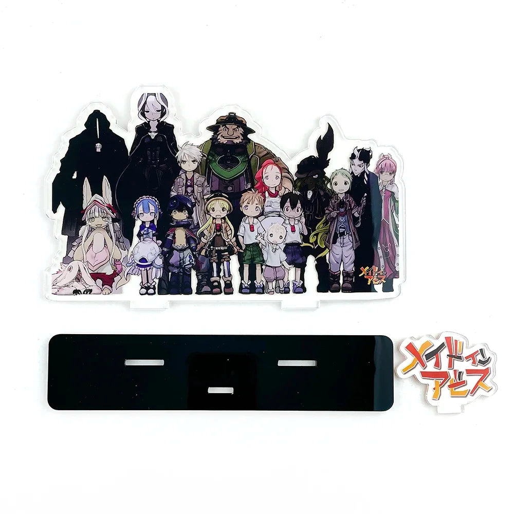 Made in Abyss Reg Riko Nanachi Bondrewd Ouzen Mitty Lyza Marulk Jiruo Kiyui acrylic stand figure model plate holder topper anime