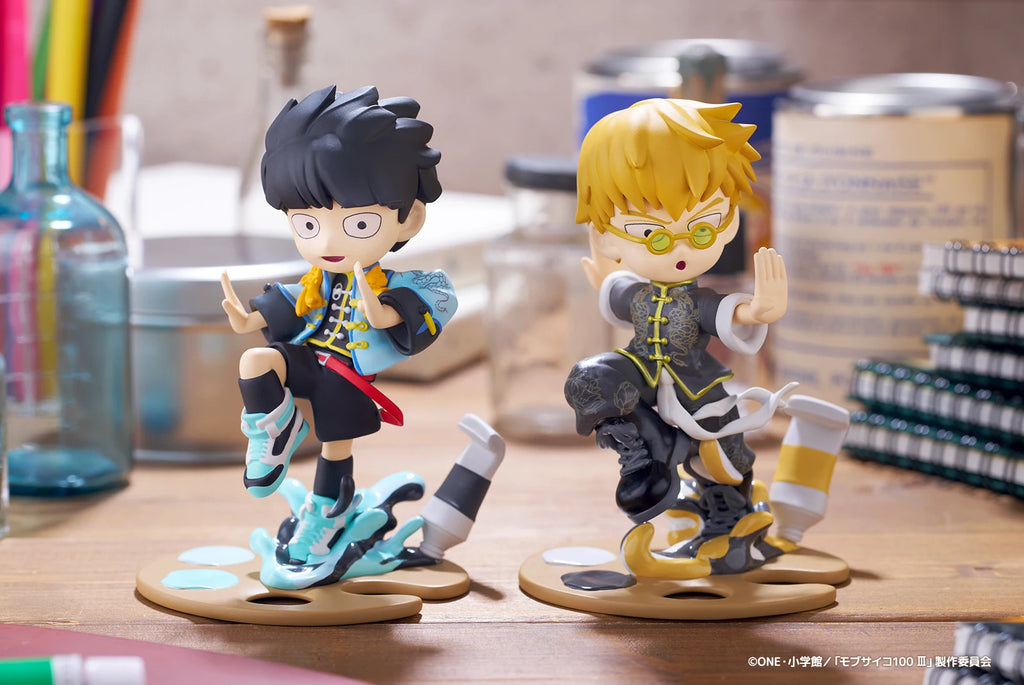 Original Bushiroad PalVerse Pale. Mob Psycho 100 III Shigeo Kageyama Arataka Reigen Anime Figure Toys Kwaii Q Ver. PVC Model