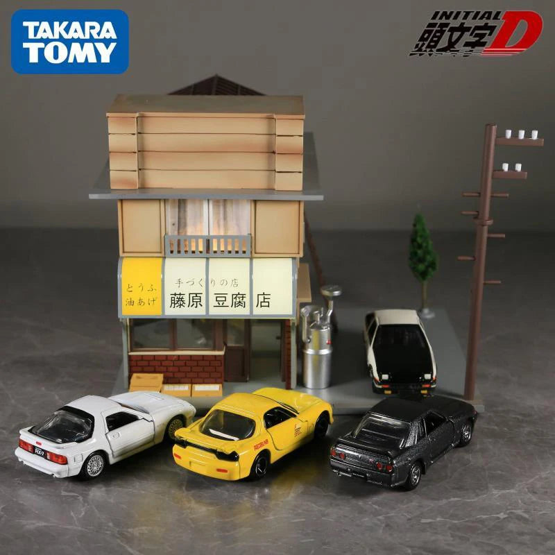 TOMY Initial D AE86 RX7 GTR Supra Alloy Car Diecasts & Toy Vehicles Car Model Miniature Scale Model Car For Children