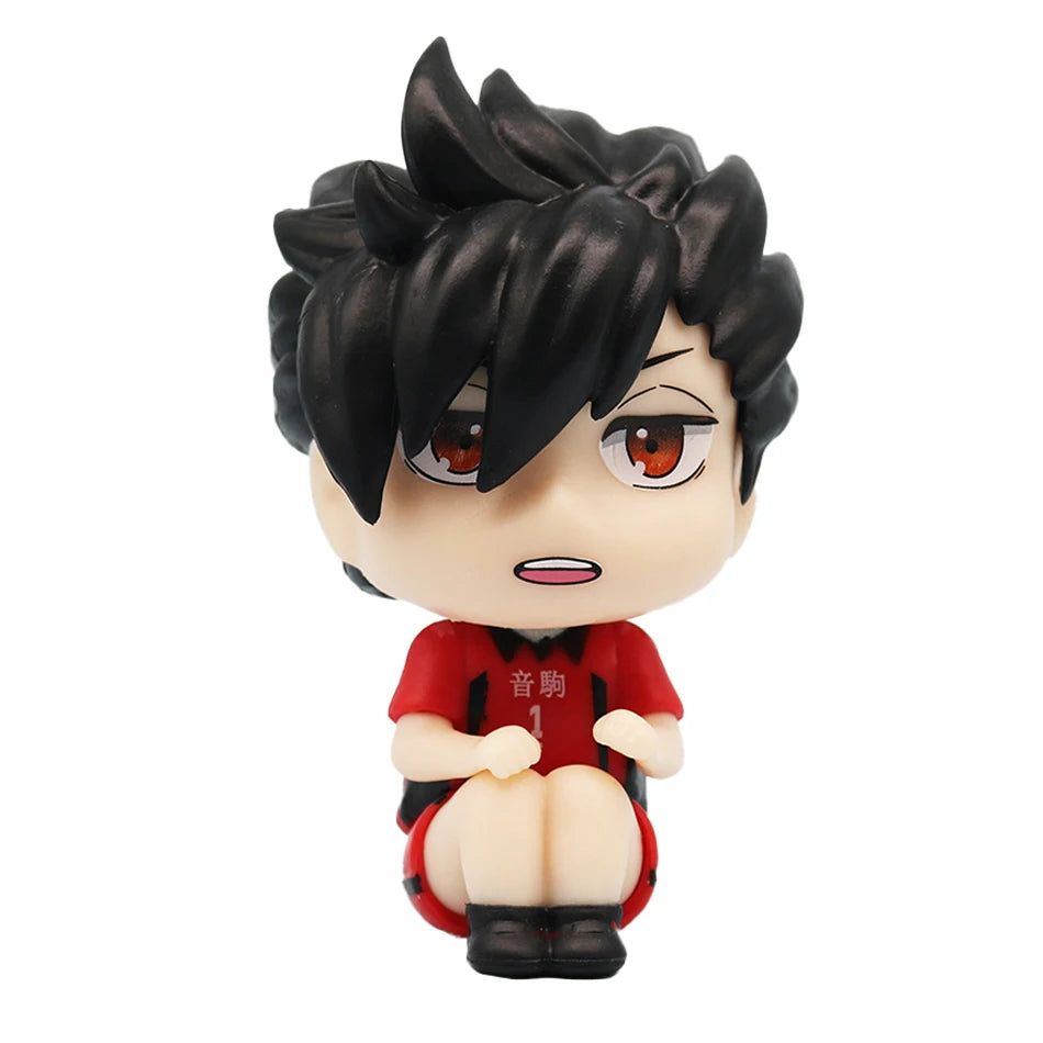 4 Style Anime Figures Haikyuu!! Shoyo Hinata Action Figures PVC Tobio Kageyama Toys for Children Collector Haikyu Model Gifts