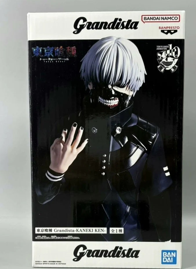 100% BANDAI Spirits Original Garage Kit Tokyo Ghoul Kaneki Ken Grandista Anime Cartoon Model Decoration Gifts Toys