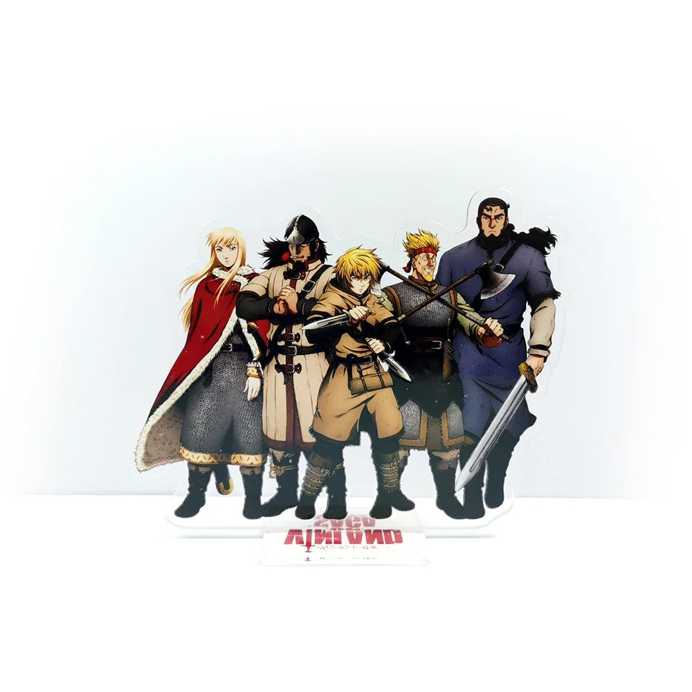 VINLAND SAGA Thorfinn Thors Thorkell Canute acrylic stand figure model plate holder cake topper anime toy