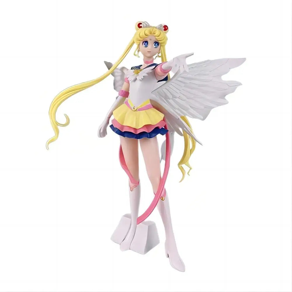 Cute Sailor Moon Anime Figure Kawaii Sailor Saturn Mars Mercury Jupiter Venus Action Figurine Collectible Kids Toys Model Gifts