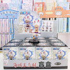 12pcs Anime Blind Box One Piece Demon Slayer Luffy Mini Figure Ornament Blind Box Room Decor Doll Model Collection Gifts Toys