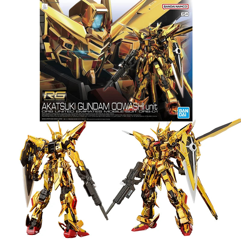 Fast Shipping Bandai RG RX-78-2 WING UNICORN GOD GUNDAM ASTRAY EXIA EPYON SAZABI Anime Original Model Toy Action Figure Children