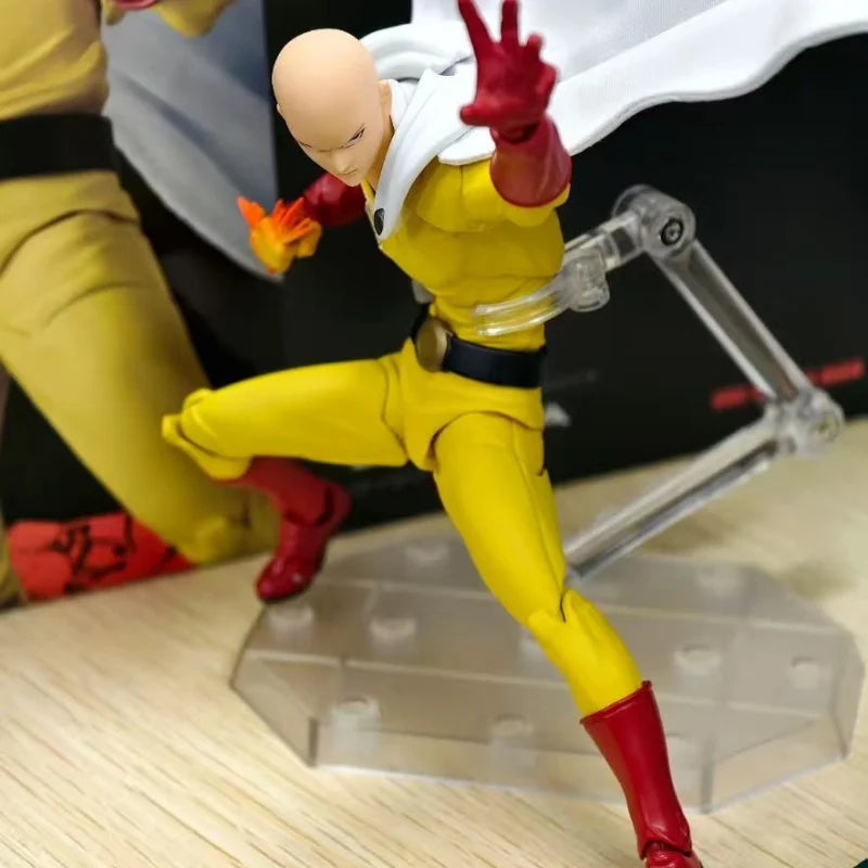 2025 New One Punch Man Saitama Amazing Yamaguchi Revoltech Saitama In Stock Anime Action Collection Figures Model Toys Gifts