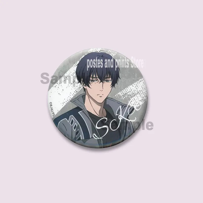 Cartoon Figure Miya Chinen Reki Kyan Button Pins Anime SK8 The Infinity Round Brooch Bag Clothes Accessories Jewelry Badge Gifts