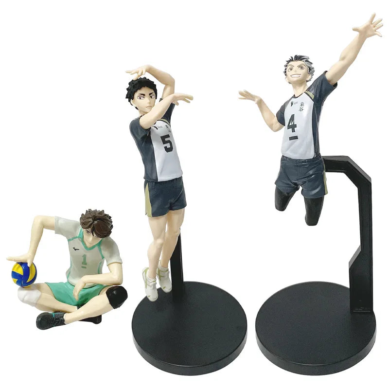 Anime Haikyu!! Kintarou Kageyama Akaashi Keiji Toru Oikawa  Action Figure Toys
