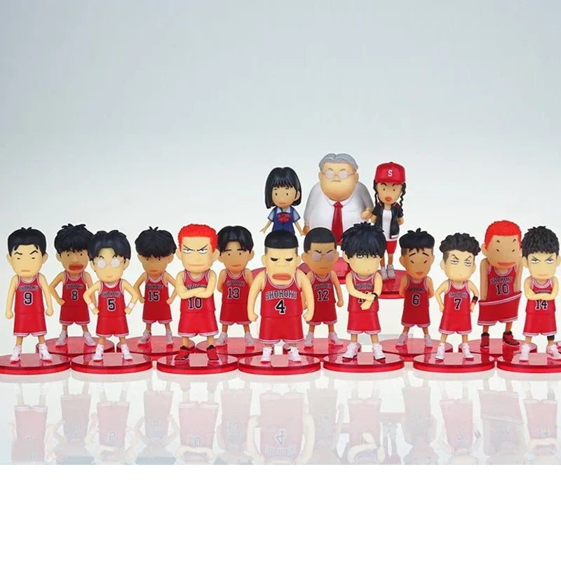 Dasin/Great Toys/GT Slam Dunk Hanamichi Sakuragi Kaede Rukawa Mitsui Hisashi Akagi Takenori Ryota Miyagi 1/12 PVC Action Figure