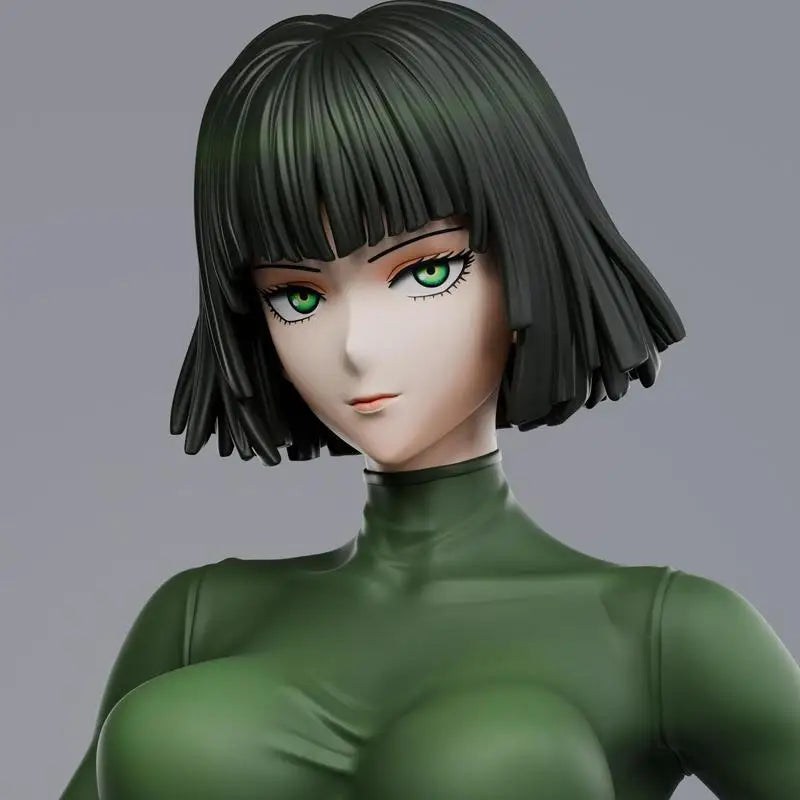 New Hot One Punch Man Figure Fubuki 22cm Resin Model Painting Completed Version Anime Figure Plastic Model Toy Gift