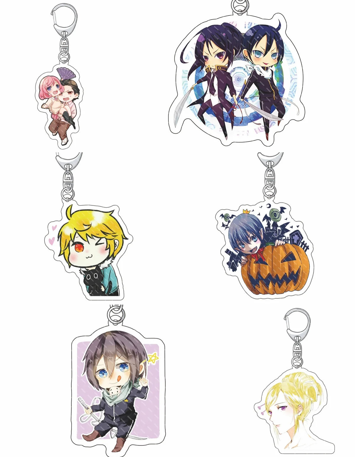 Anime Noragami Stray God Yato Yukine Iki Hiyori Acrylic Stand Figure Model Plate Holder Cake Topper Gift