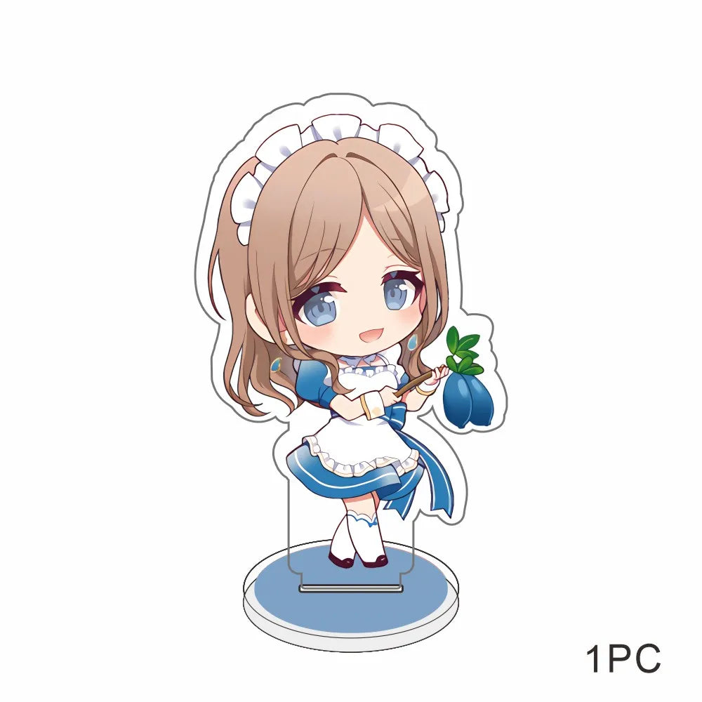 BanG Dream!  Anime Acrylic Figures Stand Model Friends Keychain Fans Gifts Sakiko Soyo Display Keychain Ornaments Sweet Girl