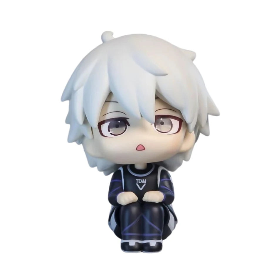 Anime10cm ‌BLUE LOCK Haikyuu!! Sitting Posture Cartoon Cute Figure Model Collection Desktop Ornament Kids Toys Gifts