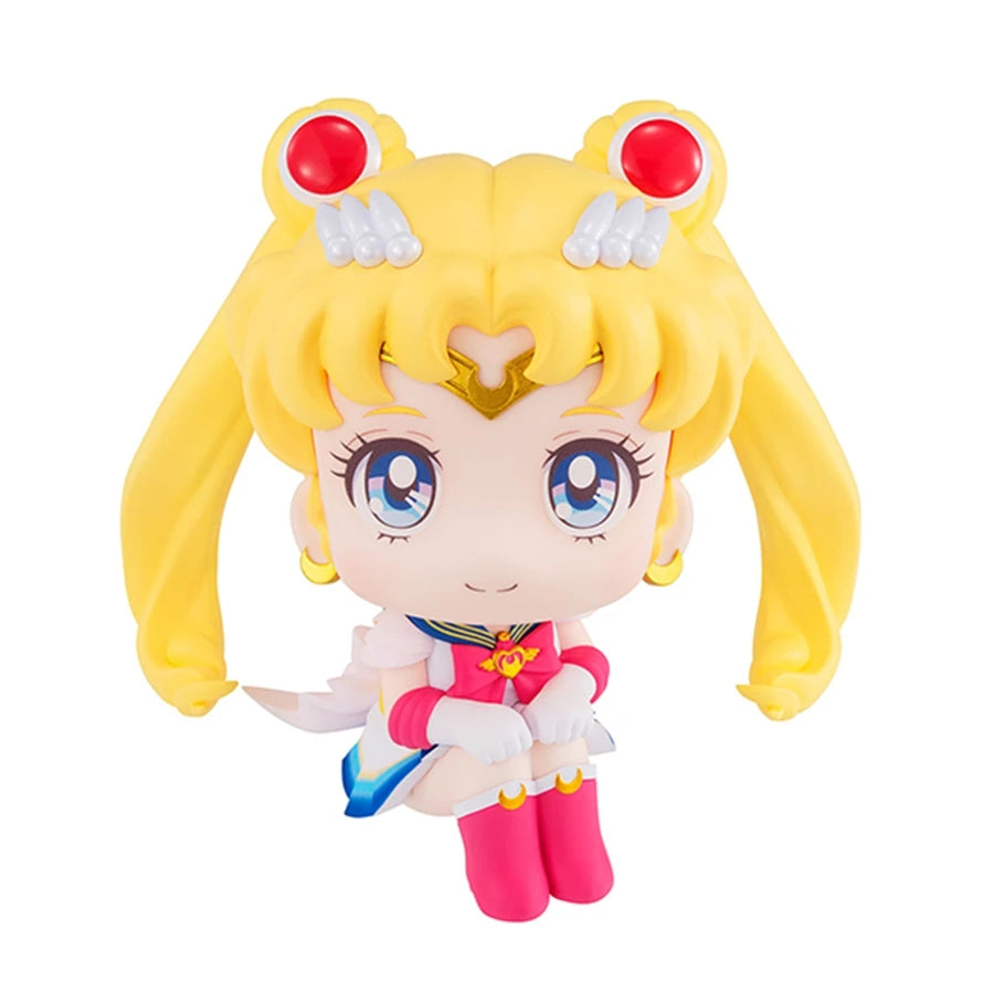 Q Version Sailor Moon Anime Figure Kawaii Sailor Mars Jupiter Mercury Venus Action Figure PVC Collection Model Doll Toy for Kids