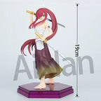 Aixlan Erza Scarlet Figure 19cm Demon Blade Red Sakura Non PVC Action Figure Amine Birthday Gift Collectible Figurine