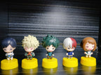Action My Hero Academia Gashapon 5.5cm Midoriya Izuku Uraraka Ochako Iida Tenya Todoroki Shouto Bakugou Katsuki Model Toys Gifts