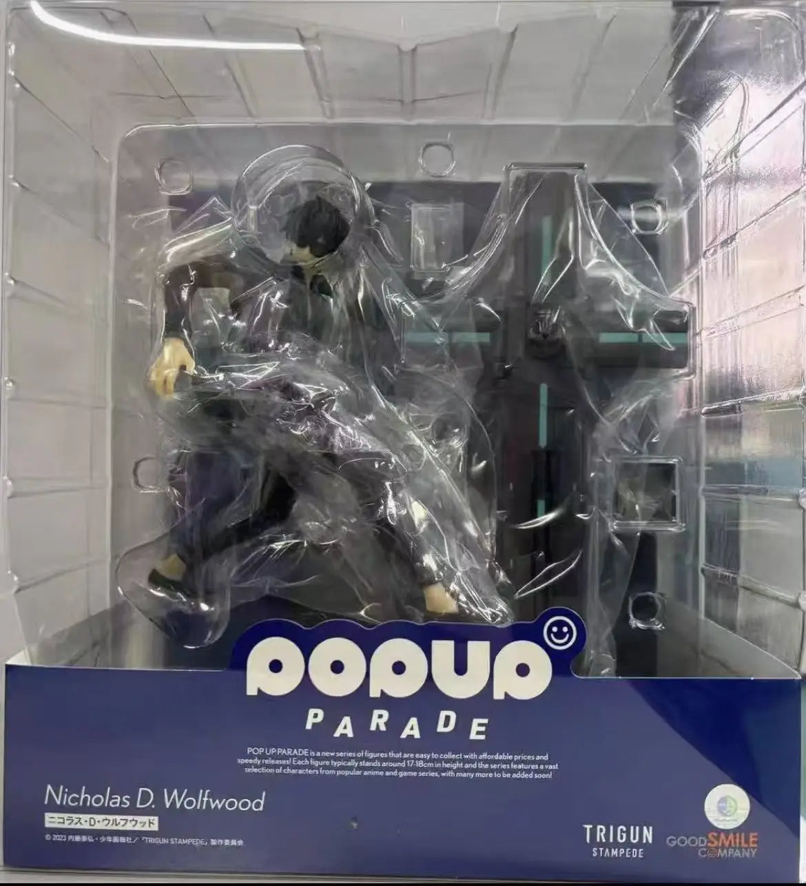 100% Original in Stock Good Smile Company Pop Up Parade Trigun Stampede Nicholas D. Wolfwood Collection Series Model Toys