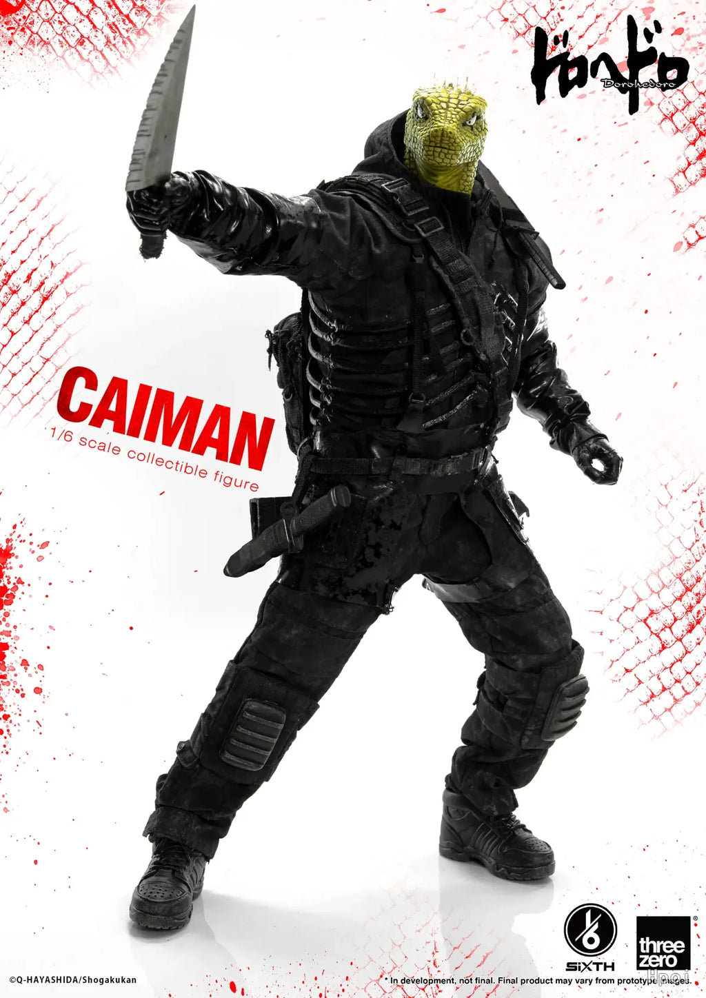 【Original】Threezero Dorohedoro CAIMAN 1/6 Scale Action Figure Model Toy