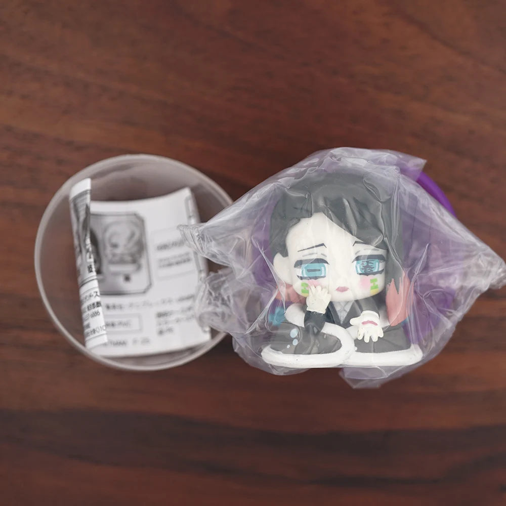 Demon Slayer Anime Kimetsu Akaza Giyuutarou Daki Enmu Rui 45mm Small Figure Original Capsule