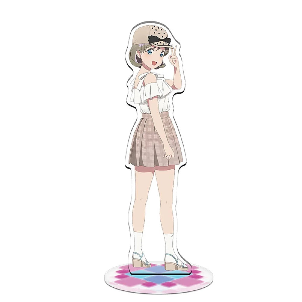 Anime LoveLive Superstar Game Action Figure Doll Shibuya Kanon Arashi Chisato Sumire Acrylic Stand Model Cosplay Toy Gift