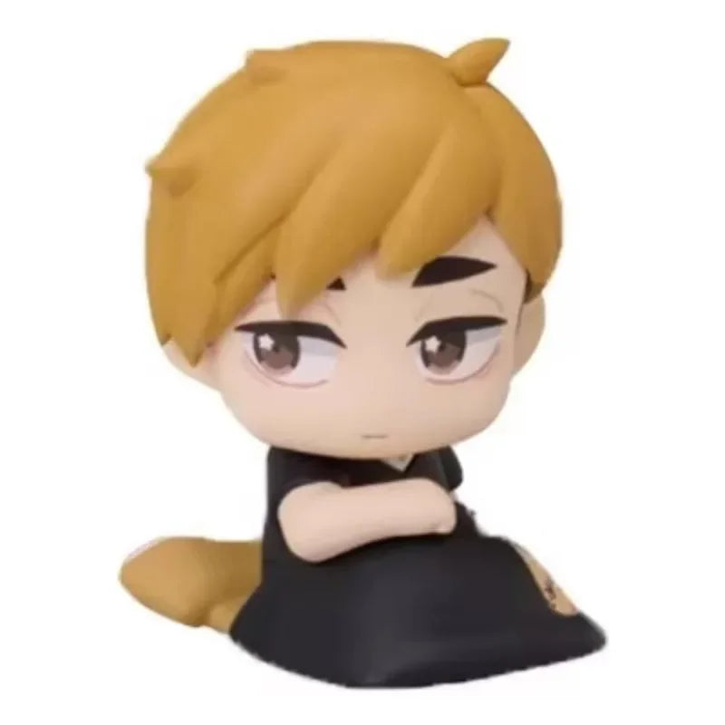 Anime Haikyuu!! Gashapon Toys Sleep Styling Vol.3 Yu Nishinoya Miya Atsumu Ryunosuke Tanaka Cute Figures Model Decoration Gifts
