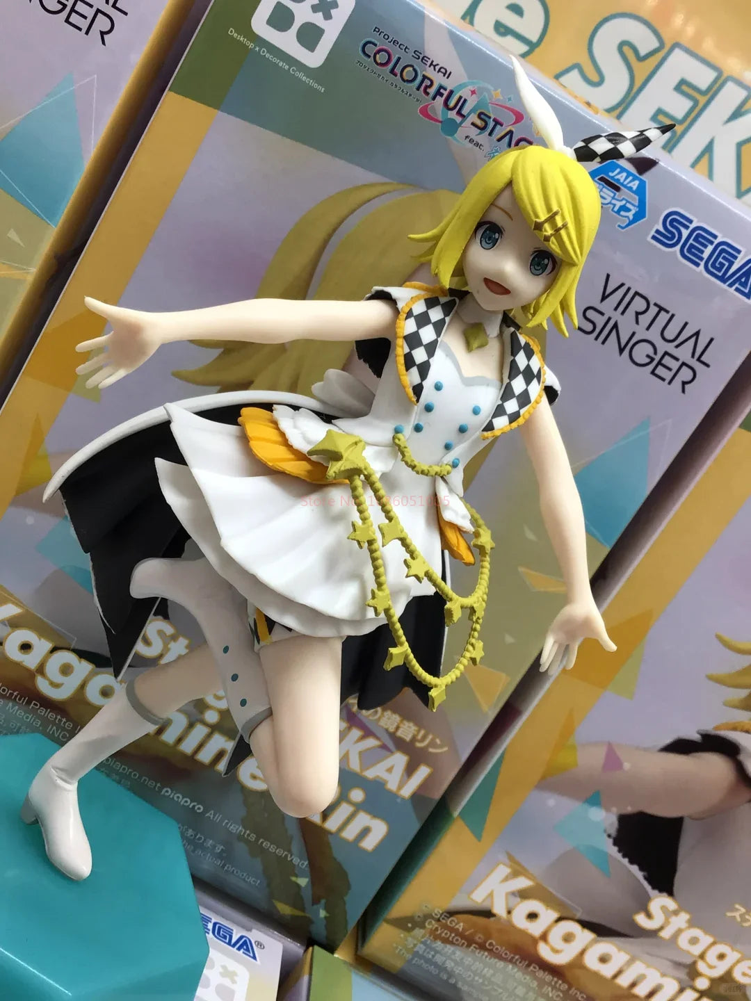 In Stock Genuine Sega Project Sekai: Colorful Stage! Decorate Collections Hatsune Miku Meiko Rin Len Kaito  Collectibles Model