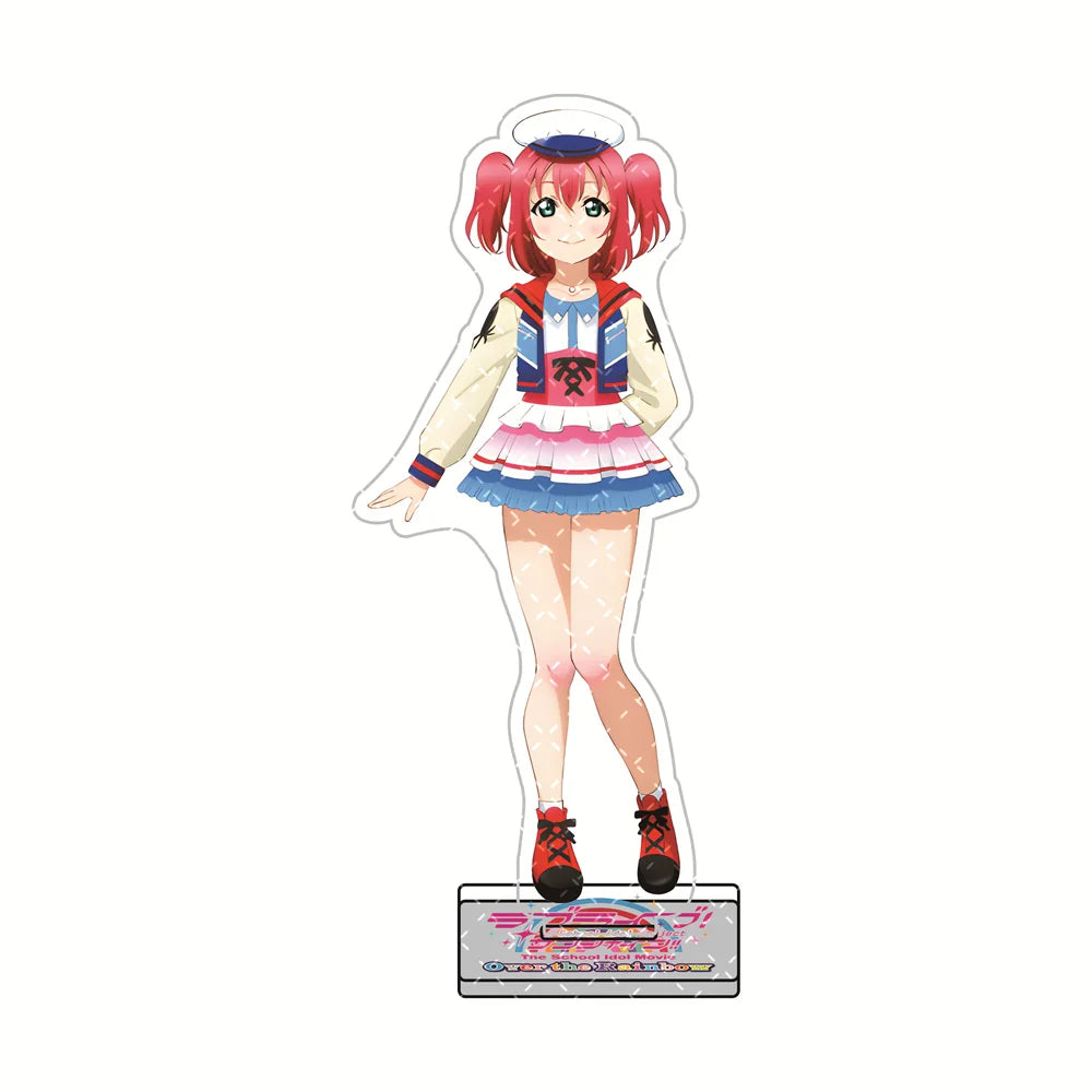 Anime Love Live! Sunshine!! 15cm Acrylic stand Yoshiko/You /Hanamaru/Riko tabletop decoration elegant Gifts Character Collection